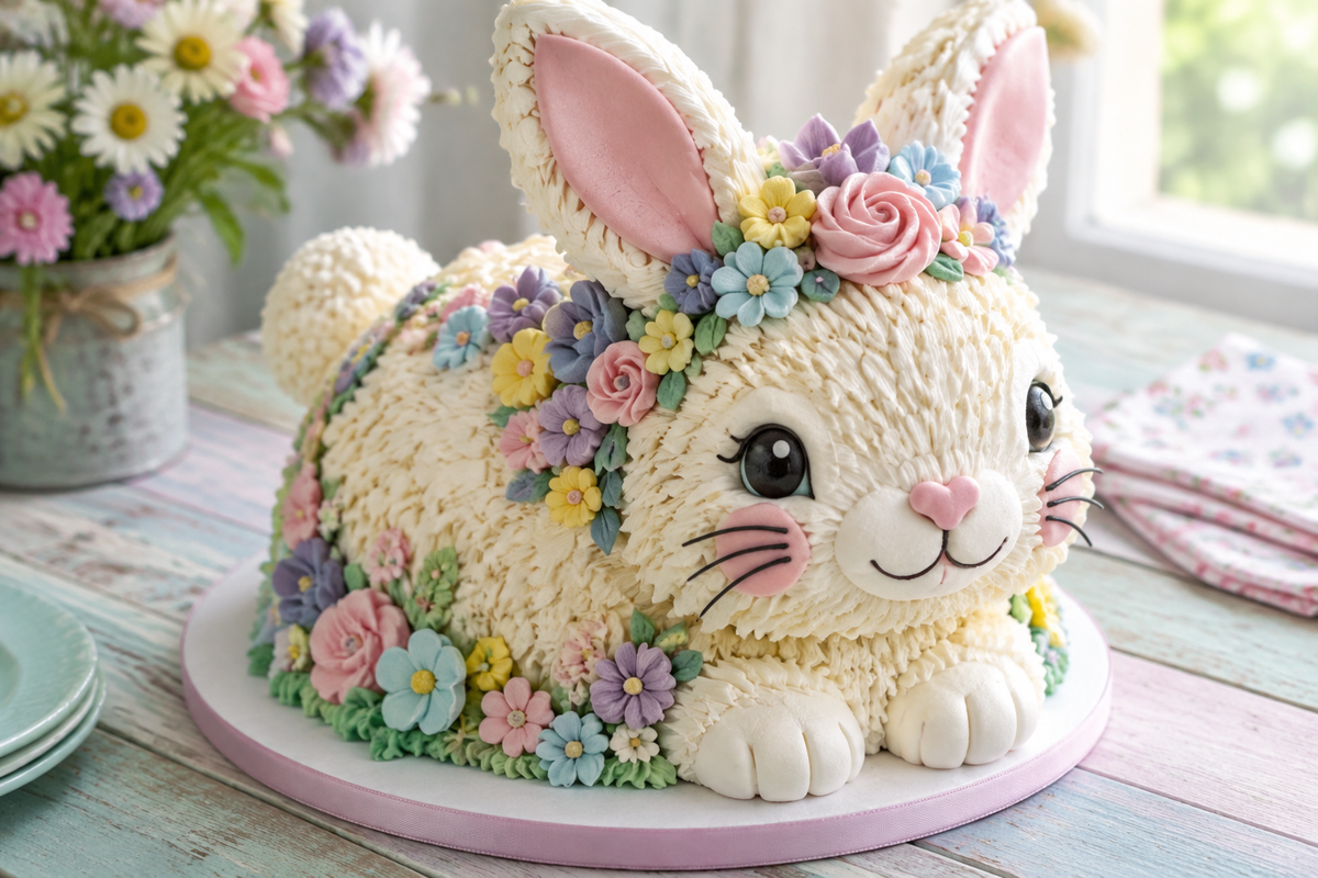 Colorful 3d birthday cakes for kids with playful animal design and pastel decorations