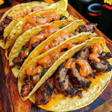 Surf & Turf Tacos - Clara quick dinners