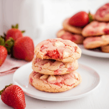 Strawberry Pudding Cookies-image